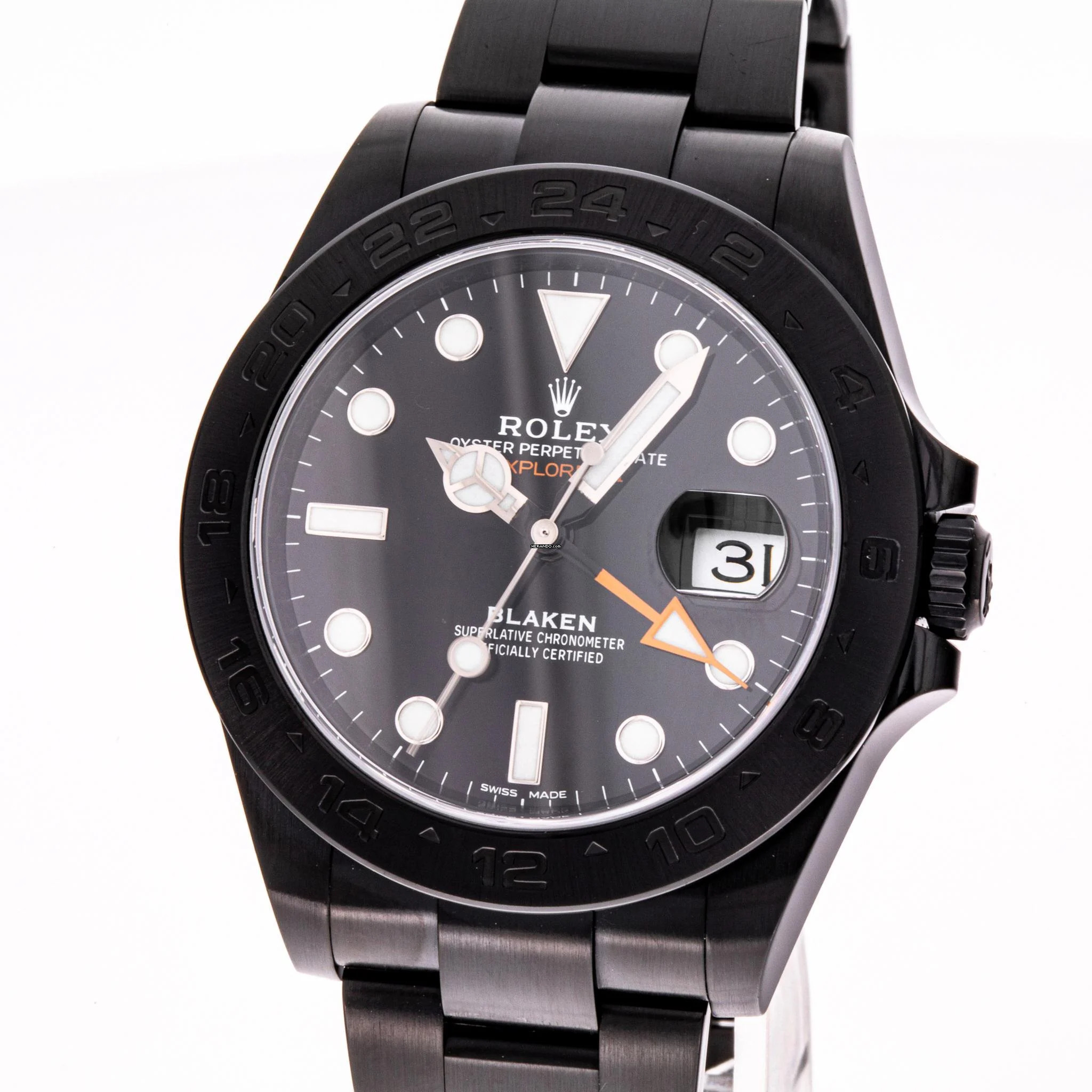  Rolex Explorer II Blaken Black 216570 Full Set 2020 