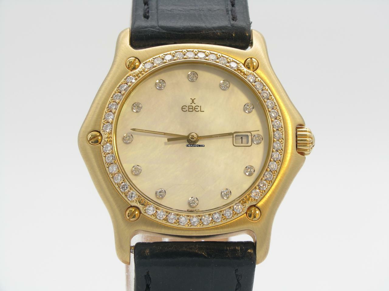 Thumbnail von Ebel 1911 18kt Gold Quarz Herrenuhr </h1>