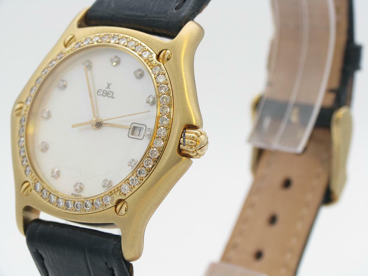 Thumbnail von Ebel 1911 18kt Gold Quarz Herrenuhr </h1>