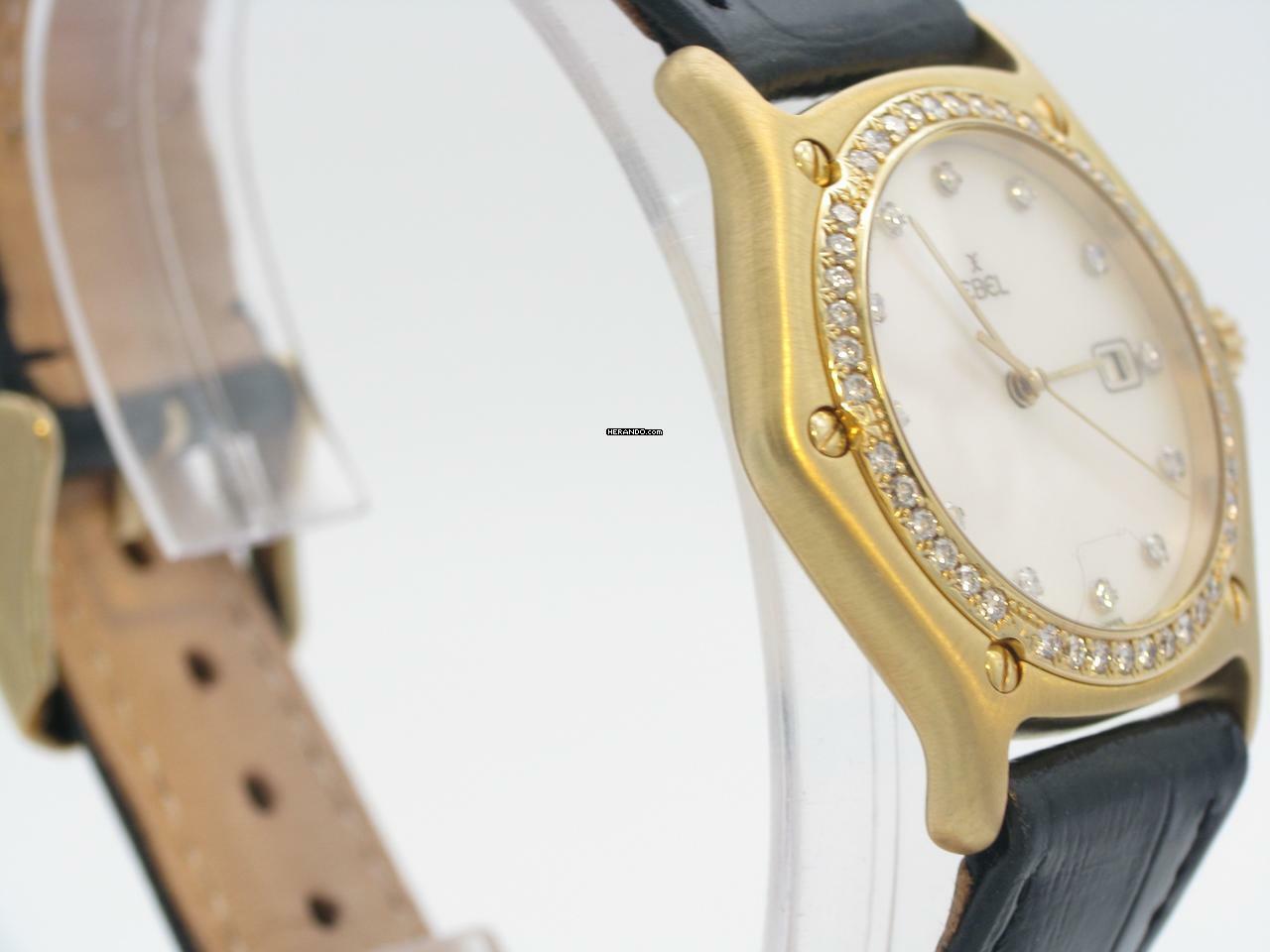 Thumbnail von Ebel 1911 18kt Gold Quarz Herrenuhr </h1>