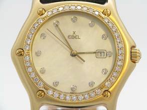Thumbnail von Ebel 1911 18kt Gold Quarz Herrenuhr </h1>