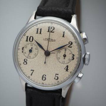  Lemania Chronograph Vintage Cal.15TL RARE </h1> 