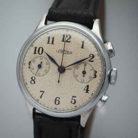 Lemania Chronograph Vintage Cal.15TL RARE </h1> 
