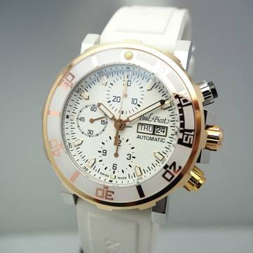  Paul Picot Yachtman III Chronograph - Stahl Gold Box+Papiere NEU </h1> 