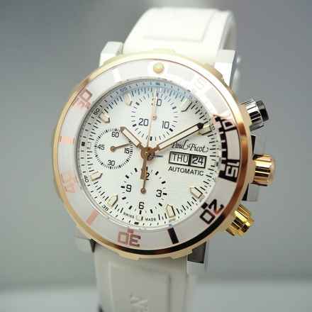  Paul Picot Yachtman III Chronograph - Stahl Gold Box+Papiere NEU </h1> 
