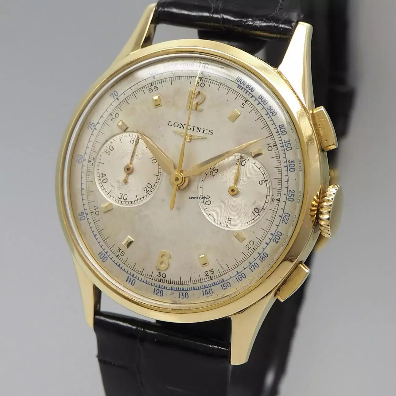  Longines Vintage Chronograph Cal.30CH 18k/750 Gold Ref.: 5967 </h1> 