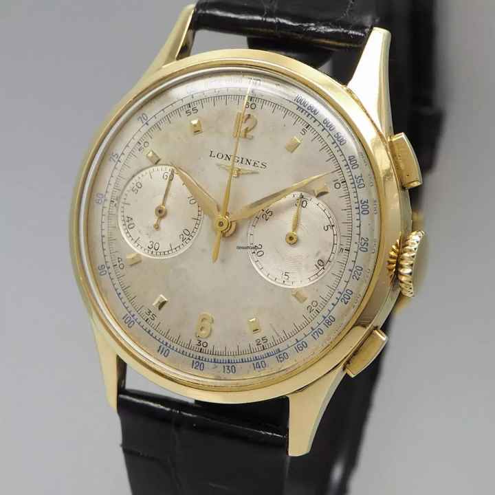  Longines Vintage Chronograph Cal.30CH 18k/750 Gold Ref.: 5967 </h1> 