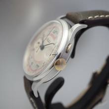 Thumbnail von Minerva Monopulsante Monopusher Chronograph Oversize ca 1940 serviced