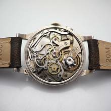 Thumbnail von Minerva Monopulsante Monopusher Chronograph Oversize ca 1940 serviced