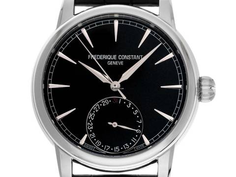  Frederique Constant Manufacture Classic Date Stahl Automatik Armband Krokoleder Faltschließe Ref.FC-706B3H6 Box&Pap Full Set Neu 