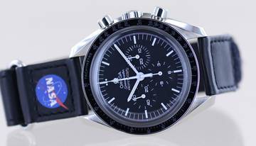 Thumbnail von Omega Speedmaster Professional Moonwatch Chrono Moonwatch Plexiglas 1861 Textilband Nasa </h1>