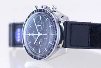Thumbnail von Omega Speedmaster Professional Moonwatch Chrono Moonwatch Plexiglas 1861 Textilband Nasa </h1>
