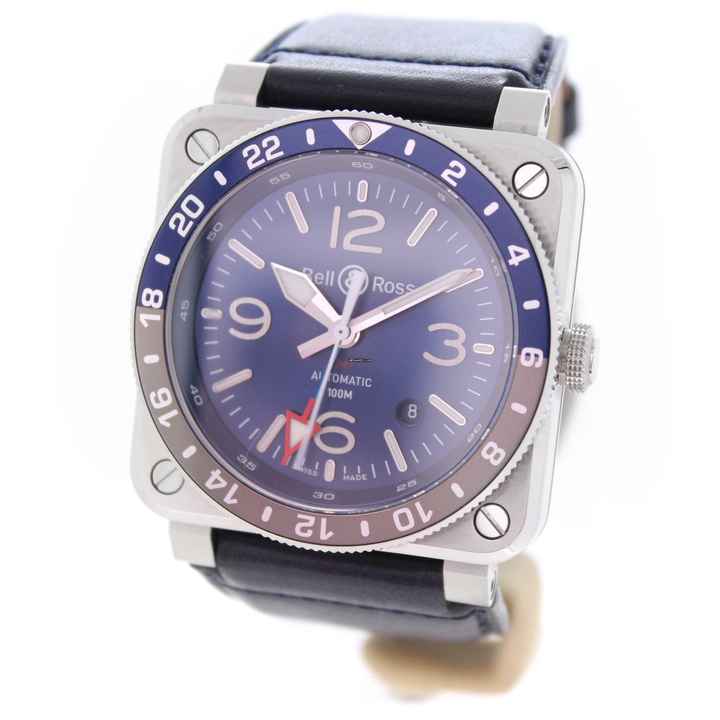  Bell & Ross BR 03 03-93 Gmt Blue 
