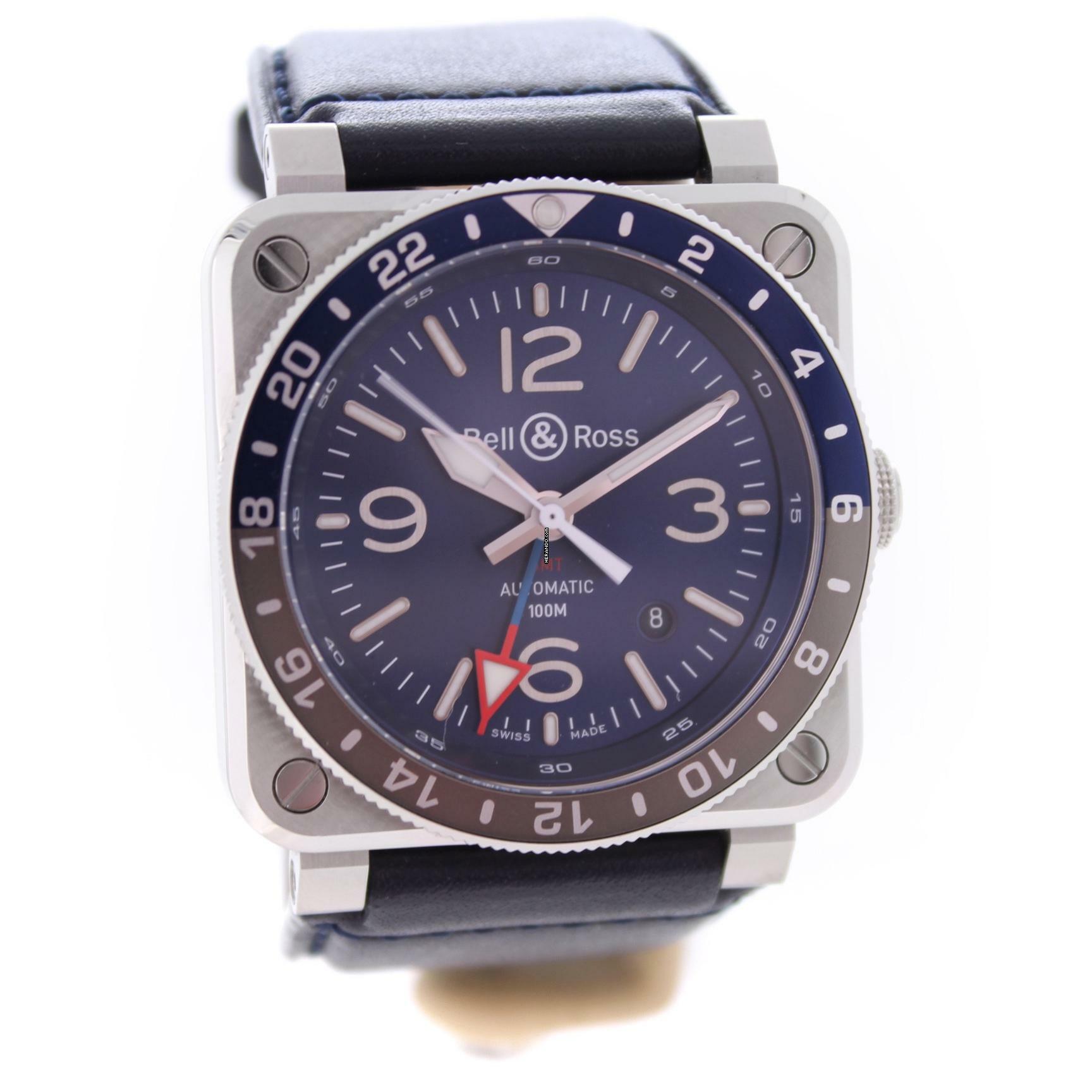 Thumbnail von Bell & Ross BR 03 03-93 Gmt Blue