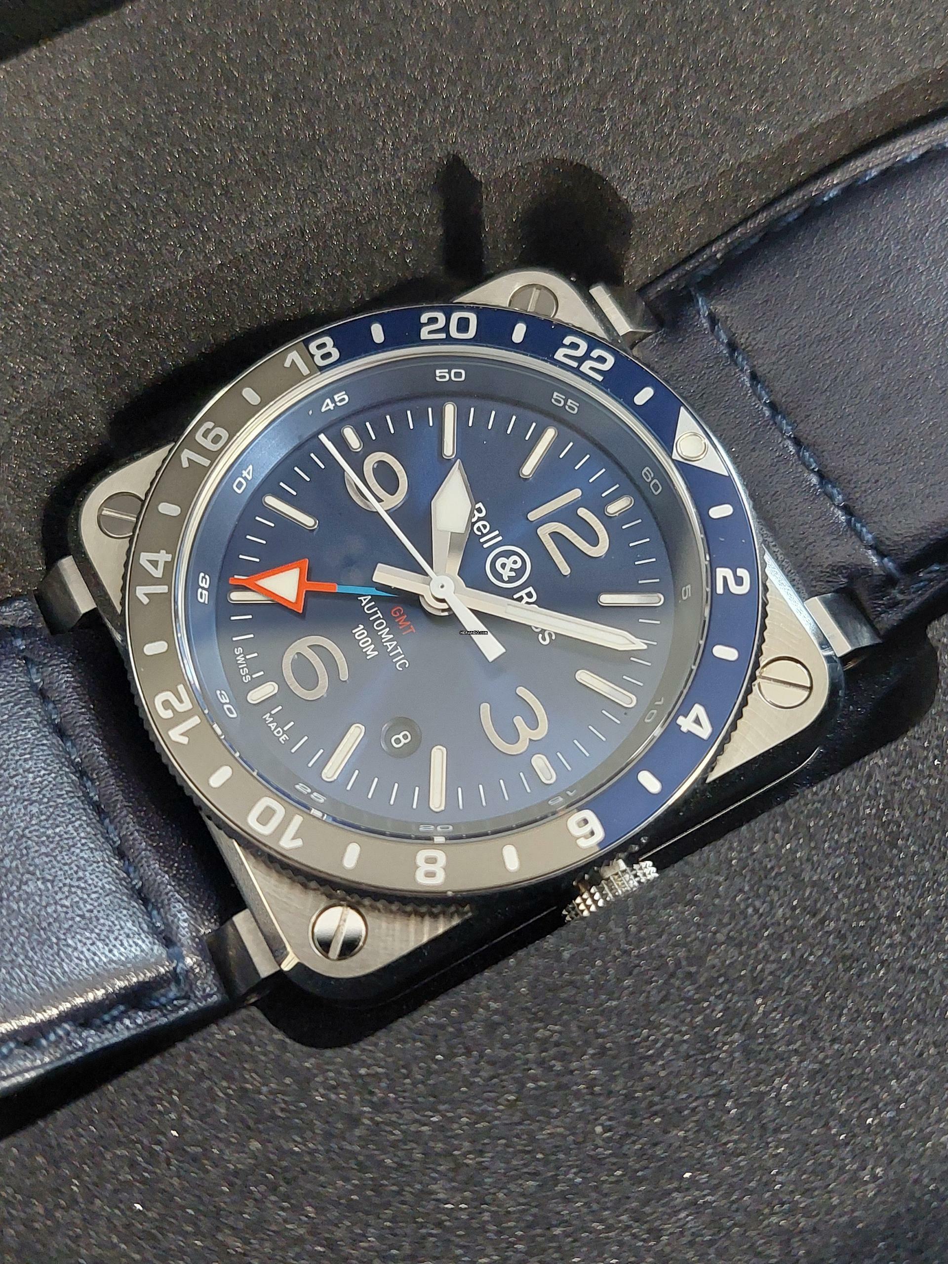 Thumbnail von Bell & Ross BR 03 03-93 Gmt Blue