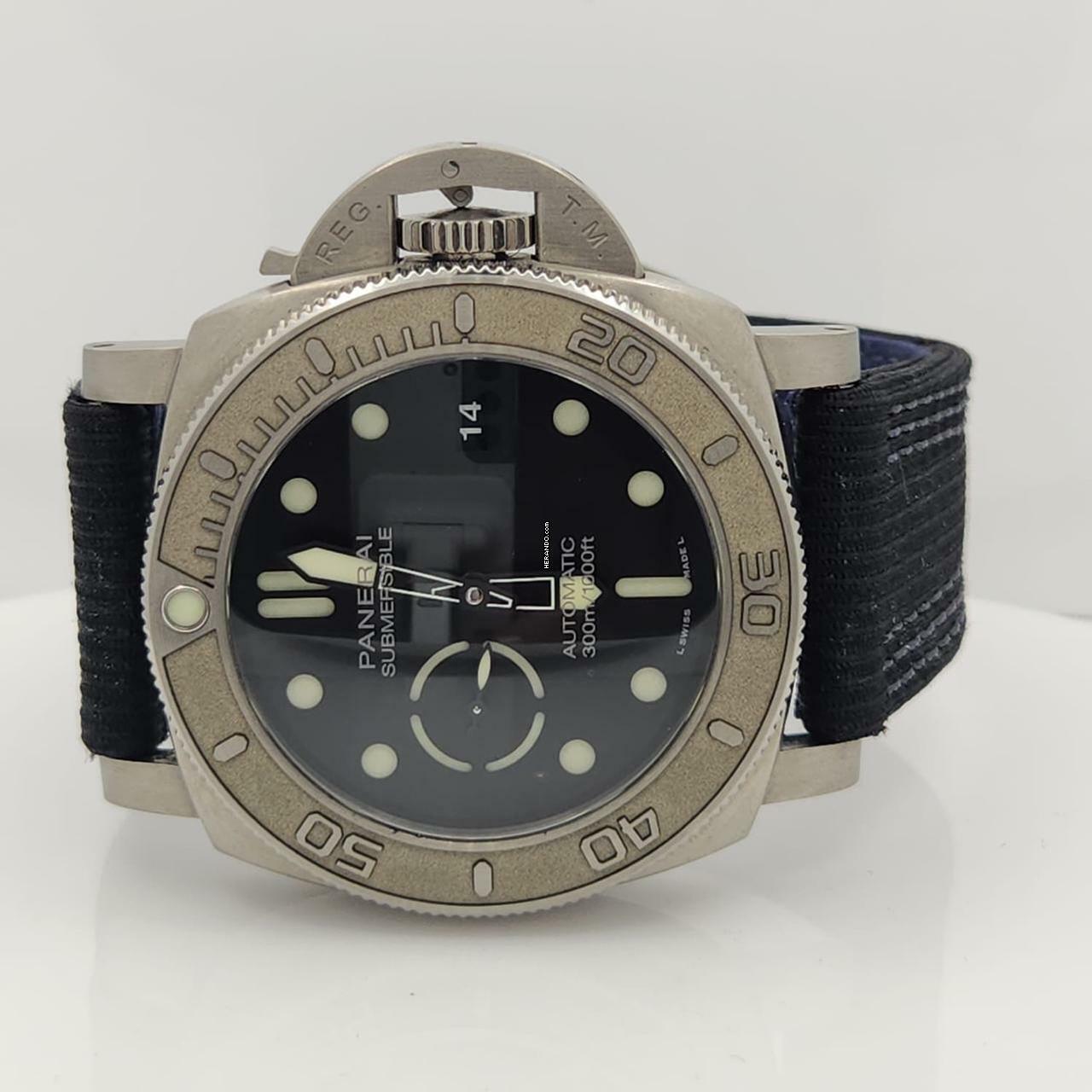 Thumbnail von Panerai Submersible Mike Horn Edition 47mm Automático Completo