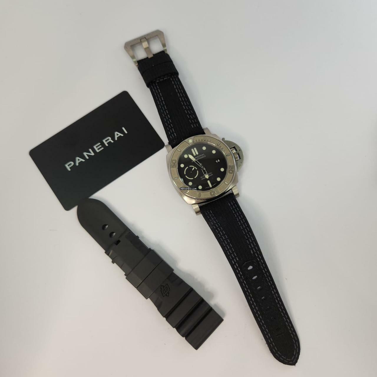 Thumbnail von Panerai Submersible Mike Horn Edition 47mm Automático Completo