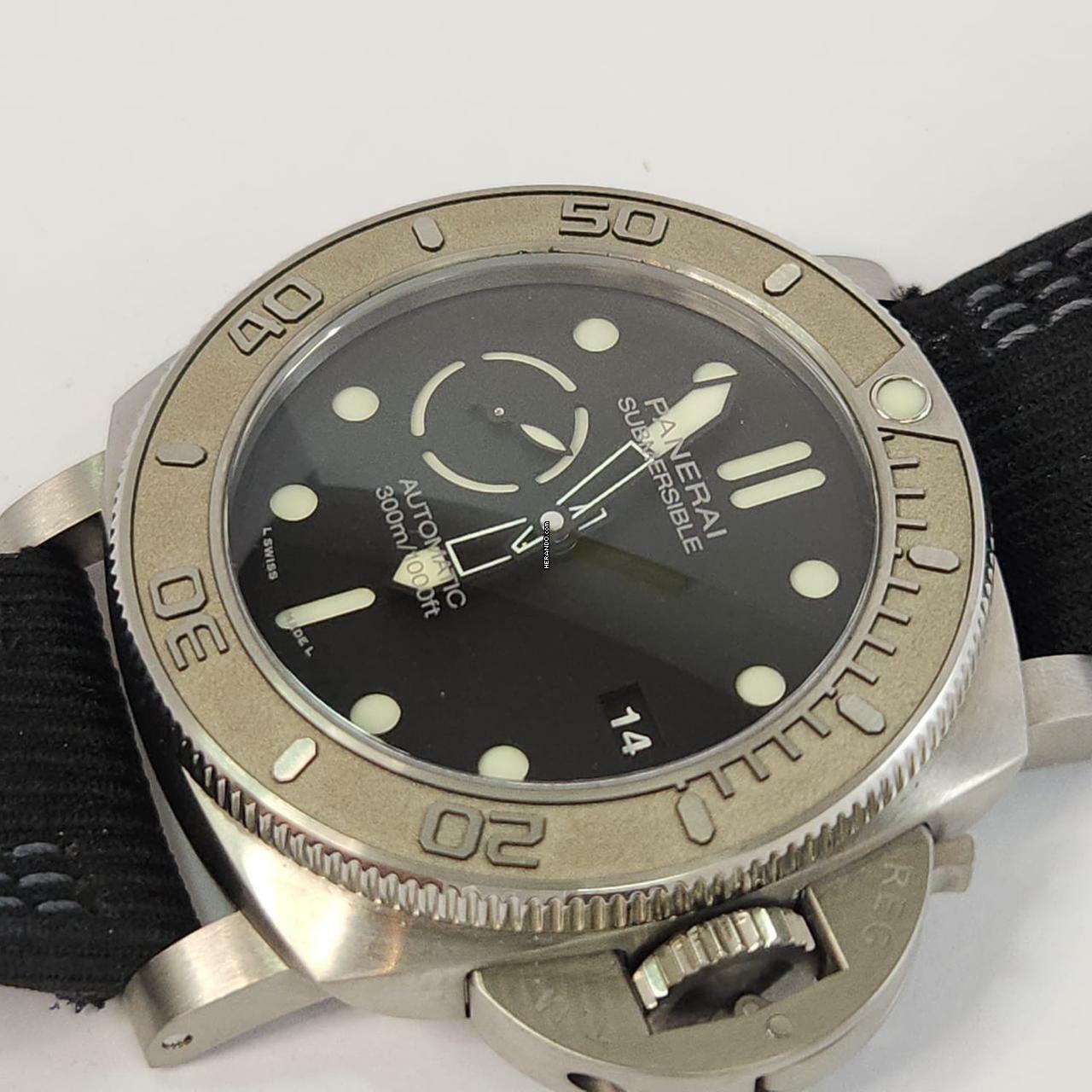 Thumbnail von Panerai Submersible Mike Horn Edition 47mm Automático Completo
