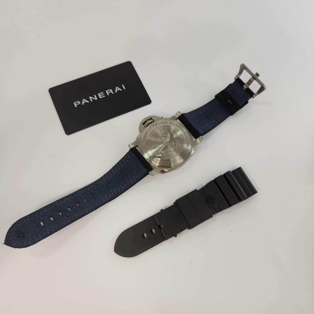 Thumbnail von Panerai Submersible Mike Horn Edition 47mm Automático Completo