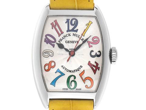  Franck Muller Color Dreams Cintree Curvex Ref.7500 SCATFO COL DRM Full Set Neu 