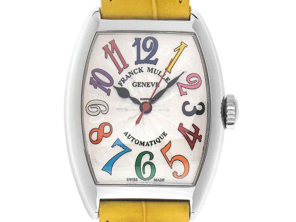  Franck Muller Color Dreams Cintree Curvex Ref.7500 SCATFO COL DRM Full Set Neu 