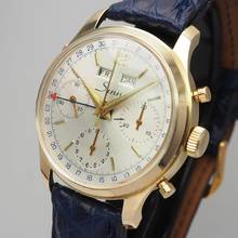 Thumbnail von Sinn Triple Date Chronograph Vintage 1960 Gold 14k/585 by Gallet RARE </h1>