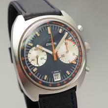 Thumbnail von Enicar Big Eye F45 Chronograph top condition </h1>