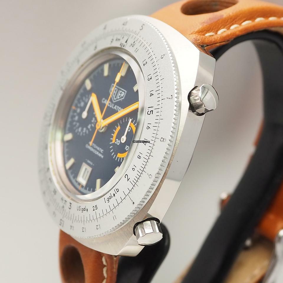 Thumbnail von Heuer Calculator Chronograph Buren Cal.15 110.663 </h1>
