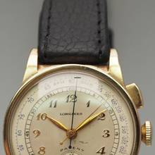 Thumbnail von Longines Monopusher 1 Drücker Chronograph Vintage RARE </h1>