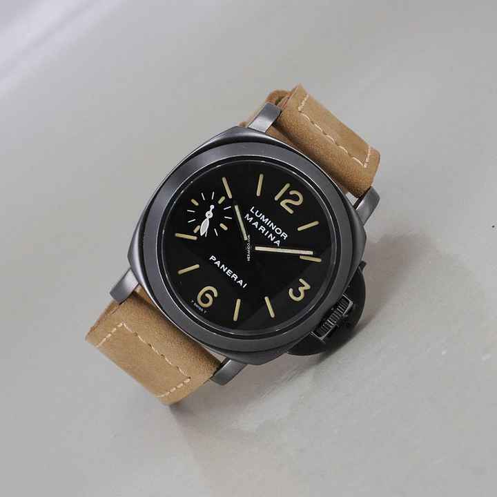 Panerai Luminor Marina PAM00004 Ø 44 mm PVD Tritium Full Set Top Zustand </h1> 