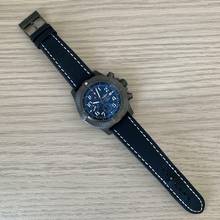 Thumbnail von Breitling Super Avenger 48 Night Mission Chronograph blue dial Full Set 2020’s </h1>