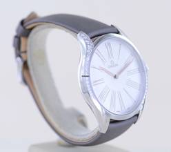 Thumbnail von Omega De Ville Trésor 39mm Dresswatch Lady Silver Rose Dial Diamond Case B+P