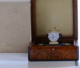 Thumbnail von Blancpain Villeret 18K Roségold Chronograph 40mm white dial Automatic Dresswatch rar </h1>