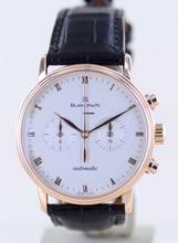 Thumbnail von Blancpain Villeret 18K Roségold Chronograph 40mm white dial Automatic Dresswatch rar </h1>