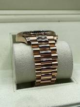 Thumbnail von Rolex Day-Date II Rosegold Pink Baguette Diamond Dial 41mm Top Condition with Box+Papers