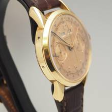 Thumbnail von Ulysse Nardin Triple Date Chronograph Vintage um 1940 Gold 18k/750 RARE