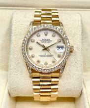 Thumbnail von Rolex Lady-Datejust 31mm YELLOWG. 18Kt. RARE IVORY-NIPPLE-DIAMOND DIAL FACTORY DIAMOND SETTING