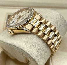 Thumbnail von Rolex Lady-Datejust 31mm YELLOWG. 18Kt. RARE IVORY-NIPPLE-DIAMOND DIAL FACTORY DIAMOND SETTING