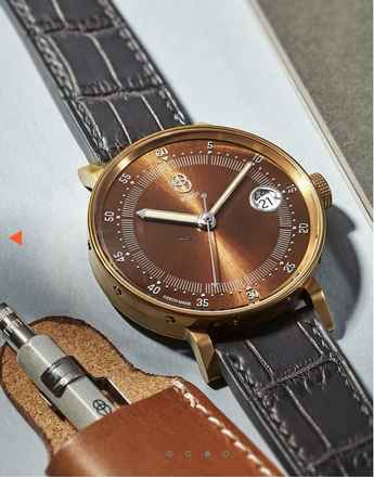  Robot Graphic Sutnar Bronze Aura PVD 