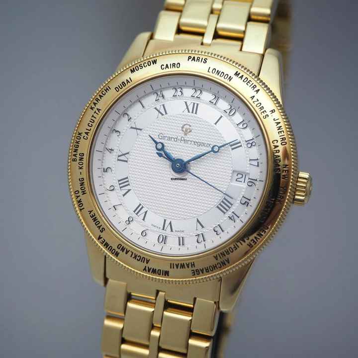  Girard Perregaux World Time Automatic 1010 GP90 Gold 18k/750 </h1> 