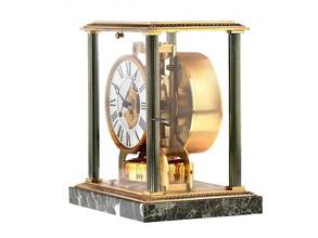 Thumbnail von Jaeger-LeCoultre Atmos Vendome Empire Messing Gelbgold Marmor Ref.5812 Vintage Bj.1969 Beschreibung </h1>