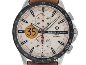Thumbnail von Baume & Mercier Clifton Chronograph Indian Motorcycle Ref.M0A10404 2018 Full Set Ungetragen