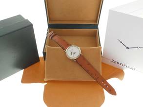 Thumbnail von Blancpain Villeret Automatik Vollkalender Mondphase 34 mm Herrenuhr Stahl Gold mit Straussenband TOP </h1>