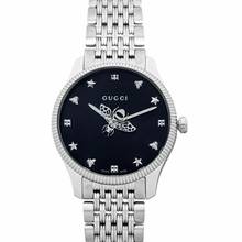 Thumbnail von Gucci G-Timeless YA1264154 - G-Timeless Quartz Black Dial Bee Motif Unisex Watch </h1>