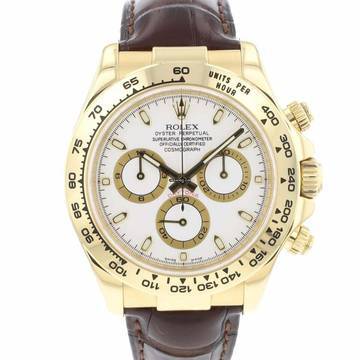  Rolex Daytona Yellow Gold White Dial </h1> 