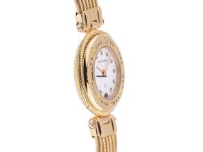 Thumbnail von Philippe Charriol Date 18kt Gelbgold Diamanten Quarz Armband 18kt Gelbgold 27mm Ref.8.90.064 Vintage Bj.2002