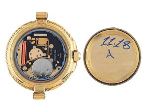 Thumbnail von Philippe Charriol Date 18kt Gelbgold Diamanten Quarz Armband 18kt Gelbgold 27mm Ref.8.90.064 Vintage Bj.2002