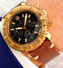 Thumbnail von Blancpain Air Command Chronograph Rose Gold ref 2285 Automatic FULL SET - LIMITED Edition 2285