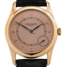 Thumbnail von Patek Philippe Calatrava Rosegold Dial Ref.5000 </h1>