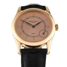Thumbnail von Patek Philippe Calatrava Rosegold Dial Ref.5000 </h1>